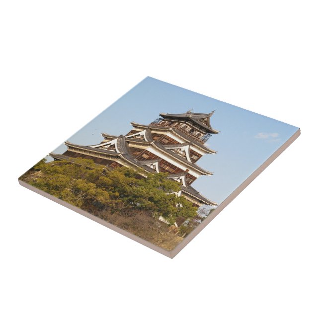 Carreau Hiroshima Castle 広 島 城, Hiroshima, Japon (Côté)