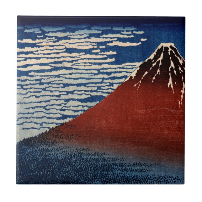 Carreau Hokusai - Vent Fin, Matin Clair (Devant)