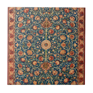 Carreau Holland Park par William Morris, Rug Art Vintage