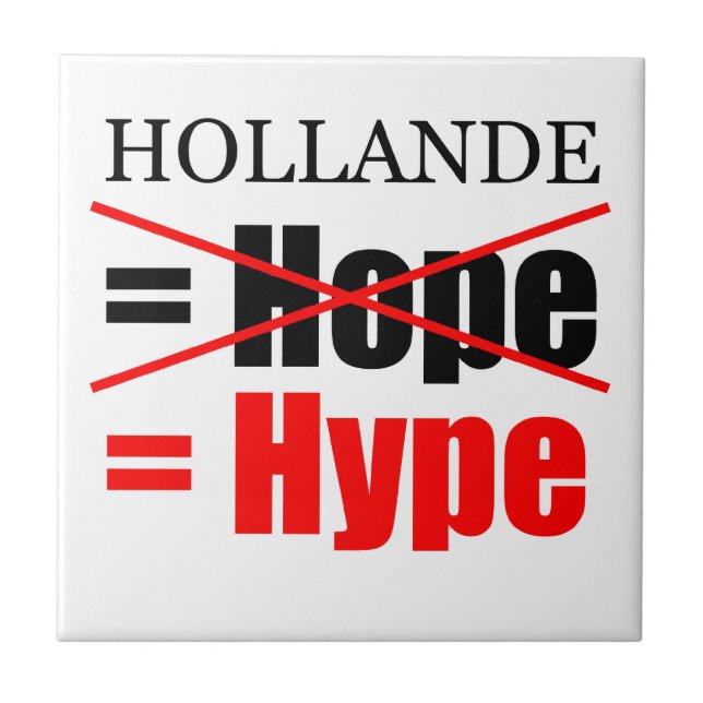 Carreau Hollande Not Hope = Hype ! ! ! ! ! ! ! ! ! ! ! ! ! (Devant)