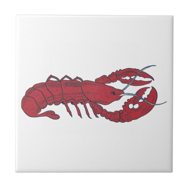 Carreau Homard vintage (Devant)