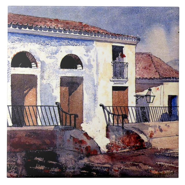 Carreau Homer - Maison, Santiago, Cuba (Devant)