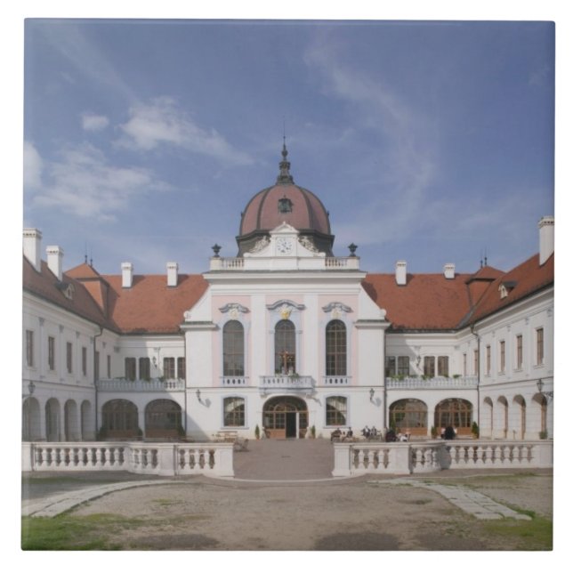Carreau Hongrie, Budapest, Godollo : Maison royale, maison (Devant)