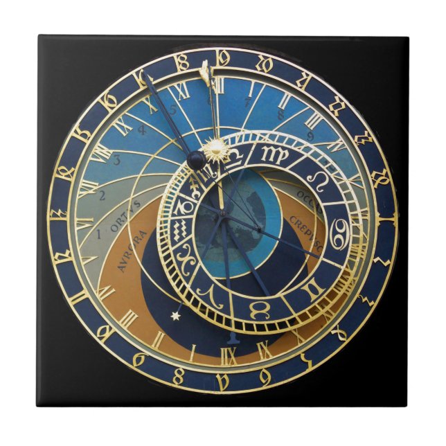 Carreau Horloge astronomique - Prague Orloj (Devant)
