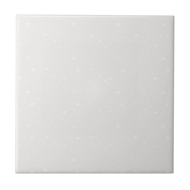 Carreau Hors blanc avec lunes blanches (Devant)