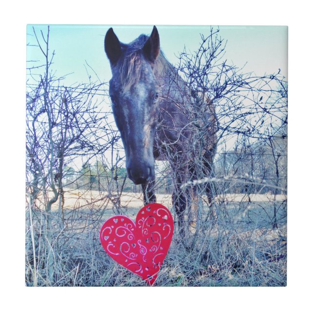 Carreau Horse et heart (Devant)