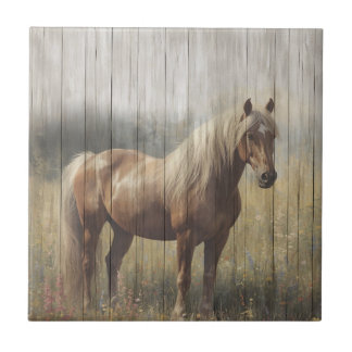 Carreau Horse Wood panels look Farmhouse style