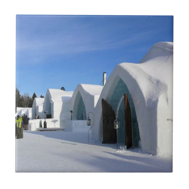 Carreau Hôtel de Glace, Québec, Canada (Devant)