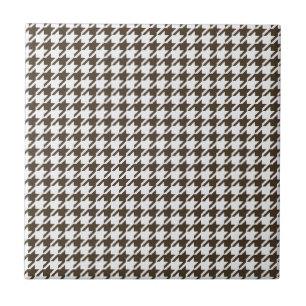 Carreau Houndstooth de Brown Combination par Shirley Taylo
