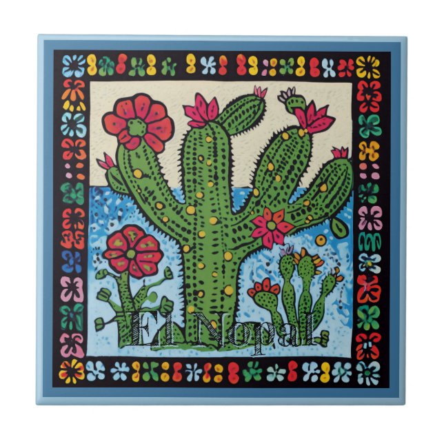 Carreau Huichol Loteria Carrelage en céramique : Carrelage (Devant)