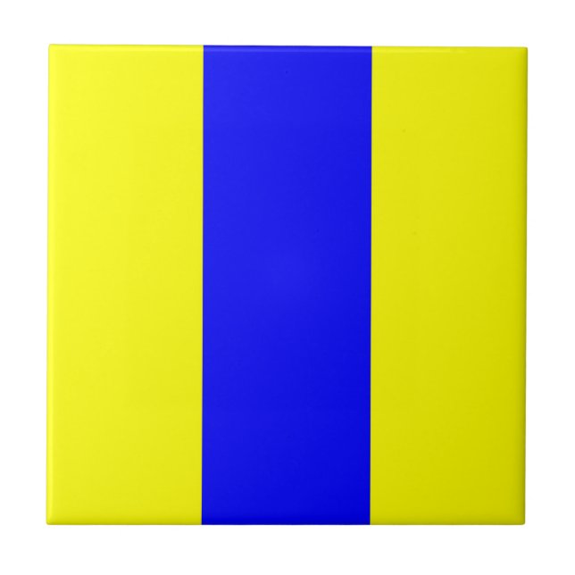 Carreau huit lettres maritimes numéro de l'alphabet nautiq (Devant)