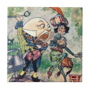 Carreau Humpty Dumpty au pays des merveilles