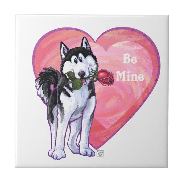 Carreau Husky Valentine's Day (Devant)