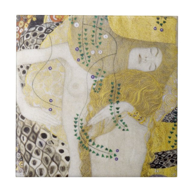 Carreau Hydra (aka Water Serpents I) par Gustav Klimt (Devant)