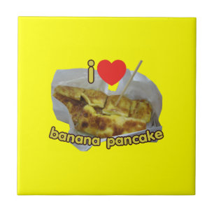 Carreau I Love (Coeur) Banana Pancake ... Thai Street Food
