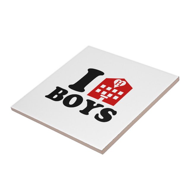 Carreau I Love Hotel Boys (Côté)