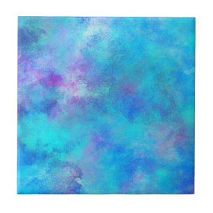 Carreau Icy blue Abstract
