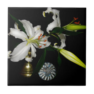 Carreau Iirsh Design - Collection de laiton et de fleurs