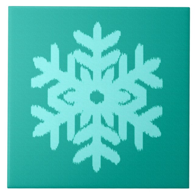 Carreau Ikat Snowflake (Devant)