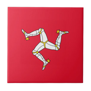 Carreau Île de Man - drapeau mannois