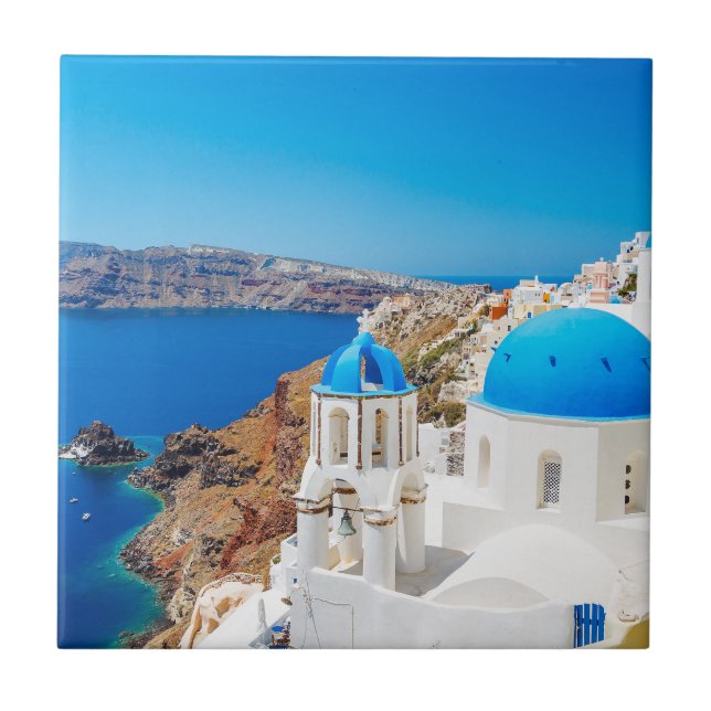 Carreau Île de Santorini - caldeira, Grèce (Devant)