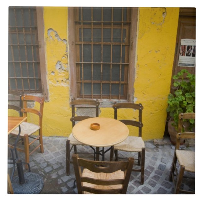Carreau Île grecque de Crète et vieille ville de Chania 3 (Devant)