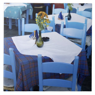 Carreau Île grecque de Crète et vieille ville de La Chan