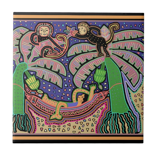 Carreau Île tropicale (Devant)