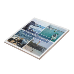 Carreau Îles GALAPAGOS zEC003, Mosaïque, Équateur,