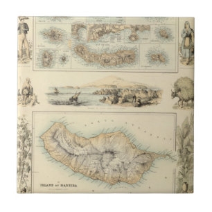Carreau Îles portugaises dans l'Océan Atlantique