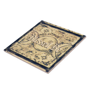 Carreau Illus à trois lunes. Carrelage d'autel de style Pr