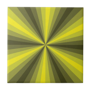 Carreau Illusion optique Carrelage jaune
