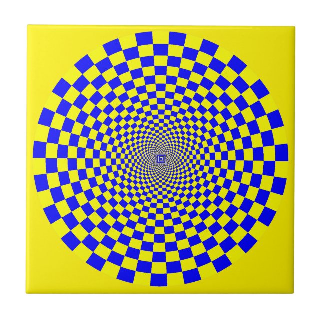 Carreau Illusion optique hypnotique (Devant)