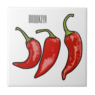 Carreau Illustration de chili