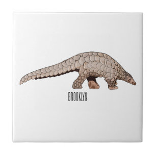 Carreau Illustration de Pangolin