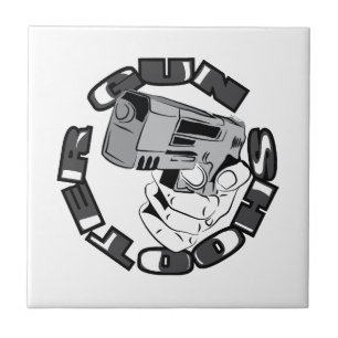 Carreau Illustration de tir d'arme