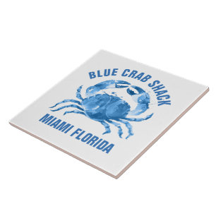 Carreau Illustration des crabes bleus