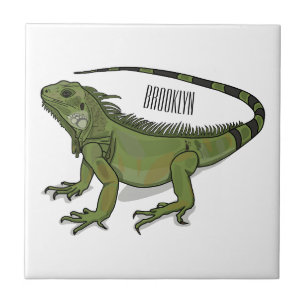Carreau Illustration d'Iguana