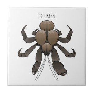 Carreau Illustration du crabe de coco