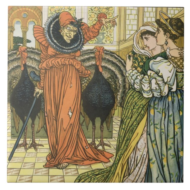 Carreau Illustration du nain jaune, première édition (Devant)