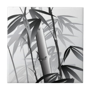 Carreau Illustration d'une peinture orientale de style