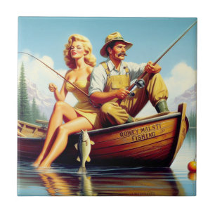 Carreau Illustration rétrospective FIshing