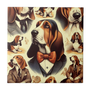 Carreau Illustration vintage de la coque