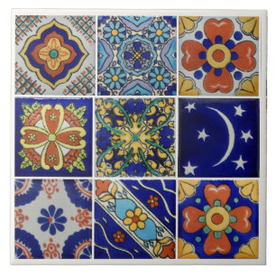 Carreau Image de la vignette Talavera sur une vignette en 