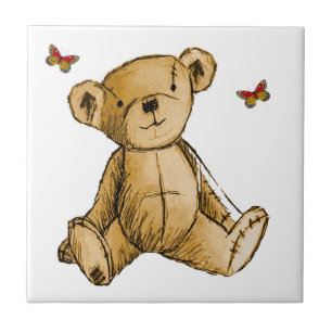 Carreau Image de l'ours en Teddy pour céramique-Photo-Carr