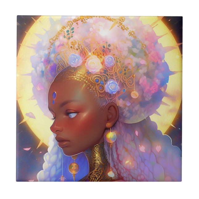 Carreau Imaginaire femme Art Africain Américain (Devant)