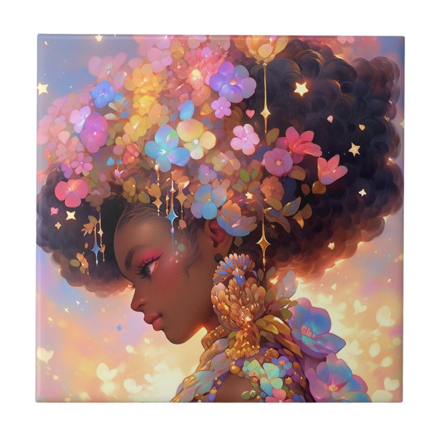 Carreau Imaginaire femme Art Africain Américain (Devant)