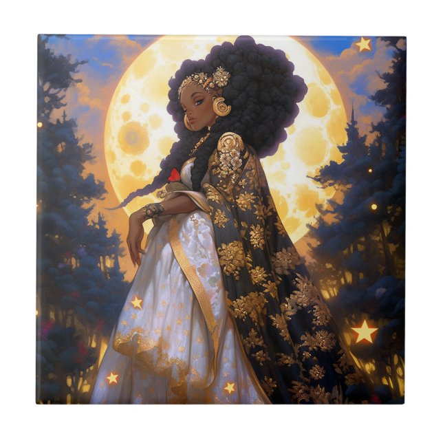 Carreau Imaginaire femme Art Africain Américain (Devant)
