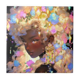 Carreau Imaginaire femme Art Africain Américain