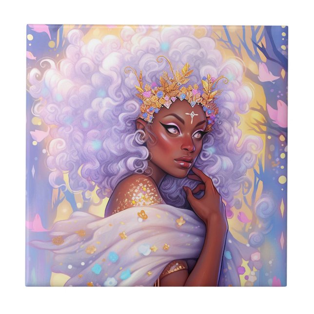 Carreau Imaginaire femme Art Africain Américain (Devant)